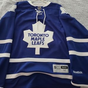 Toronto Maple Leafs Reebok Blue Navy Jersey Medium M